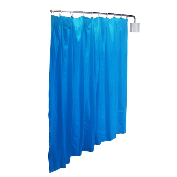 Standard Wall Mount Privacy Screen, 90in x 72in, Blue